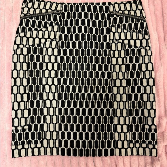 Diane Von Furstenberg Dresses & Skirts - Diane Von Furstenberg sophisticated Black and White Pencil Skirt